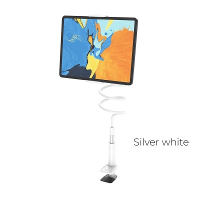 Настольный держатель для телефона Hoco PH24 Balu tablet PC stand (серебристо-белый)