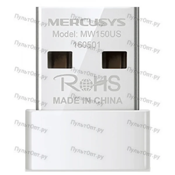 Wi-Fi адаптер Mercusys MW150US 150Мбит USB 802.11 (1/90)