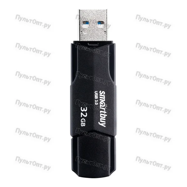 Флеш-накопитель Smartbuy Clue 32GB USB3.1 пластик черный
