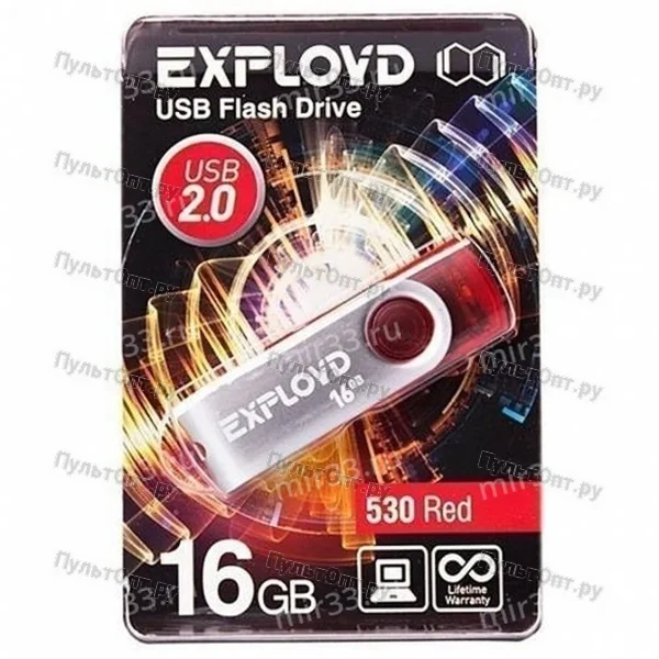 USB 16GB Exployd 530 красный