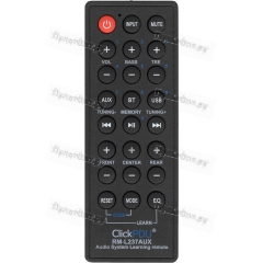 Универсальный пульт ClickPdu RM-L237AUX (обучаемый для разных аудиосистем)