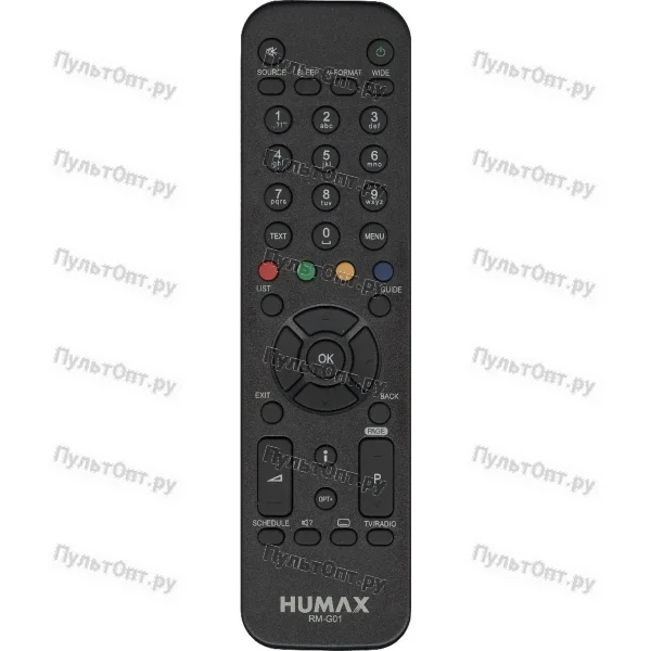 Пульт Humax RM-G01 (НТВ+ЛАЙТ VA-SD4/SD5) (оригинальный)