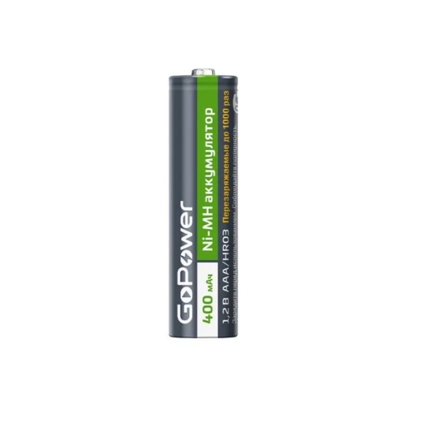 Аккумулятор AAA NI-MH BL2 GoPower 400 mAh (20)