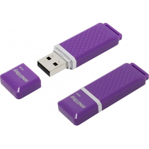USB 64GB Smartbuy Quartz фиолетовый