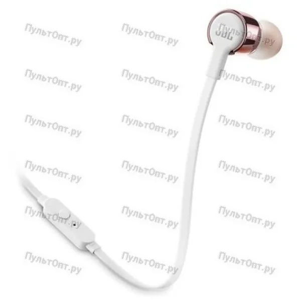 Внутриканальные наушники JBL T210 розовое золото (1/60)