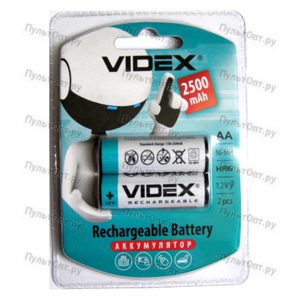 Аккумулятор AA BL2 Videx 2500mAh (LSD, низк. саморазряд) (20)