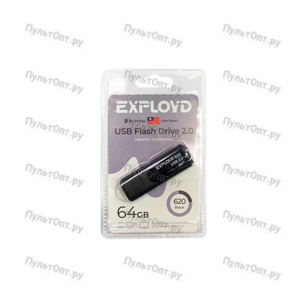 USB 64GB Exployd 620 чёрный