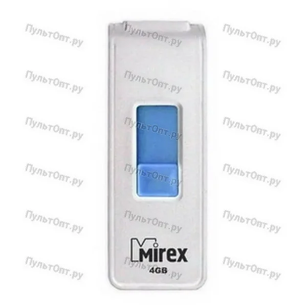 USB 4GB Mirex SHOT белый (ecopack)