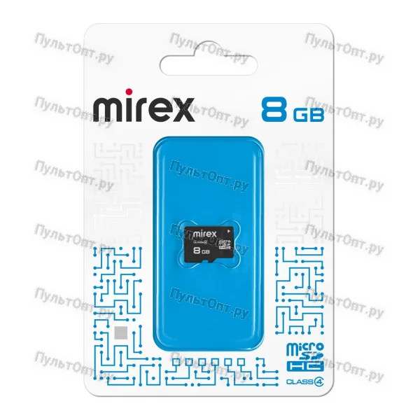 MicroSD 8GB Mirex Class 4 без адаптера