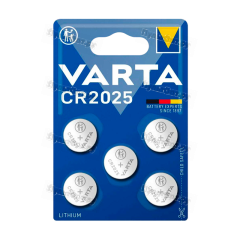 Батарейка Varta ELECTRONICS CR2025 BL5 Lithium 3V (6025) (5/50/500)