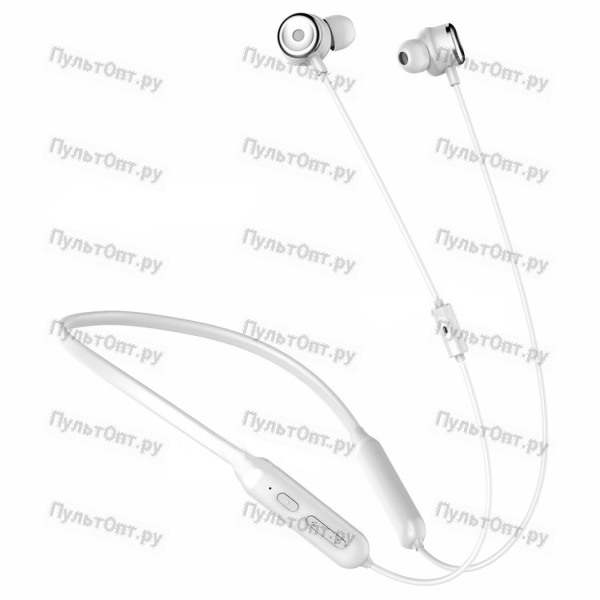 Наушники внутриканальные Baseus S15, SIMU, bluetooth, белый