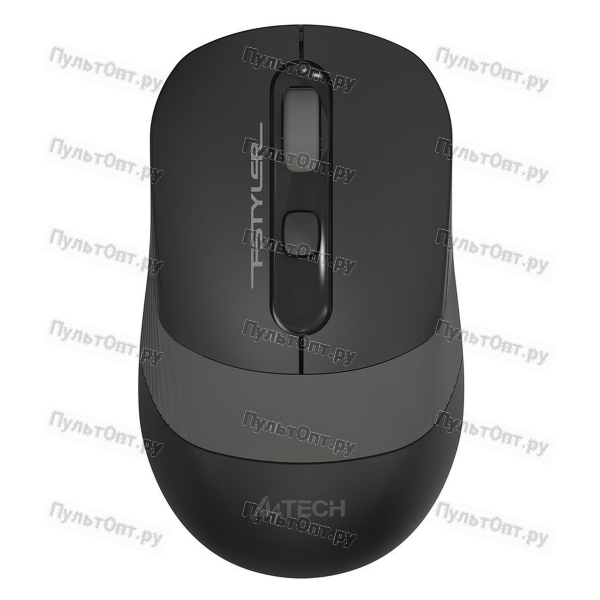 Мышь A4TECH Fstyler FG10S черный/серый оптическая (2000dpi) silent беспроводная USB (4but)