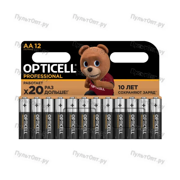 Эл. пит. OPTICELL PROFESSIONAL LR6 BL12 (12/144)