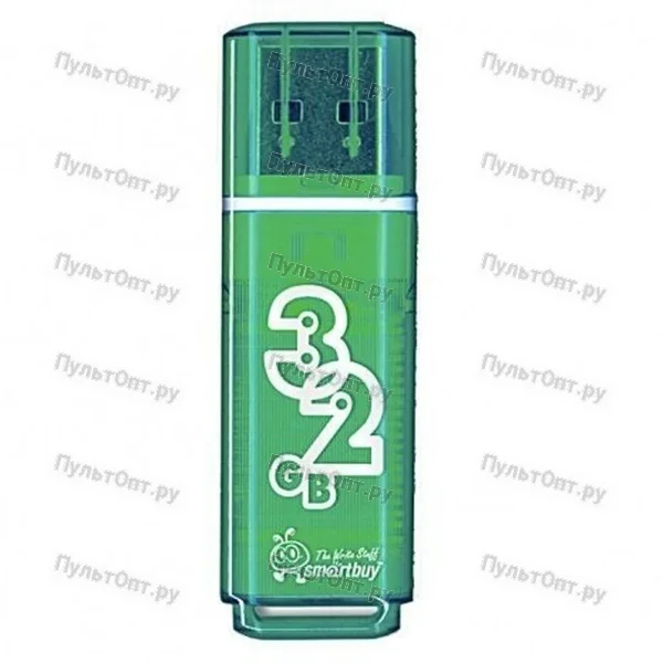 USB 32GB Smartbuy Glossy зеленый