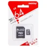 MicroSD 64GB Smartbuy Сlass 10 UHS-I + SD адаптер