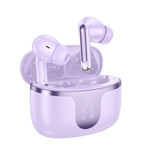 Наушники внутриканальные Hoco EQ10 Harmony, пластик, bluetooth 5.3, микрофон, цвет: фиолетовый (1/14