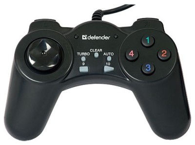 Геймпад Defender Game Master Wireless, 2 дж, 10 кн, беспроводной (1/20)