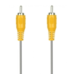 Кабель Smartbuy KA-115 1xRCA (m)-1xRCA (m) 5.0м силикон серый (1/150)