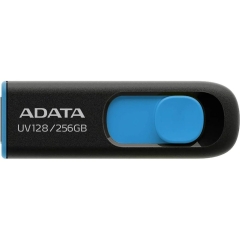 USB 3.0 256GB A-Data UV128 чёрный/синий