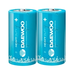 Батарейка Daewoo R20 D Shrink 2 Heavy Duty 1.5V (2/24/288)