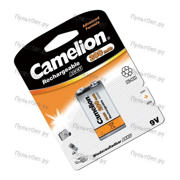 Аккумулятор крона NI-MH 200mAh Camelion (10)