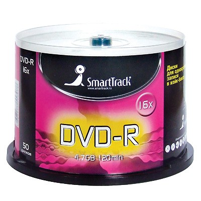 Диск ST DVD-R 4.7 GB 16x CB-50 (250)
