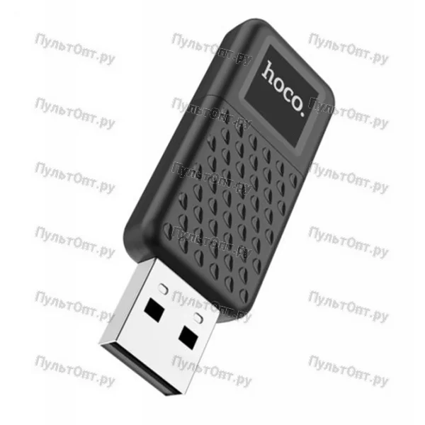 Флеш-накопитель Hoco UD6 128GB USB2.0 пластик черный (1/30/240)