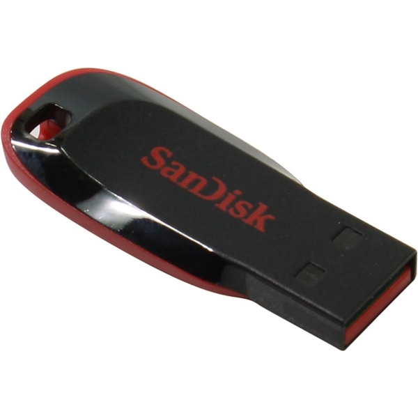 USB 128GB SanDisk CZ50 Cruzer Blade чёрный