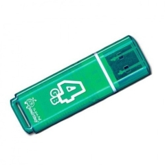 USB 4GB Smartbuy Glossy зелёный