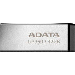 USB 3.2 32GB A-Data UR350 серебро/чёрный металл