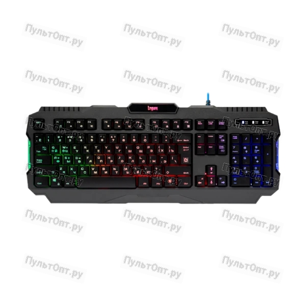 Клавиатура проводная Defender GK-010DL Legion игровая USB черный (1/20)