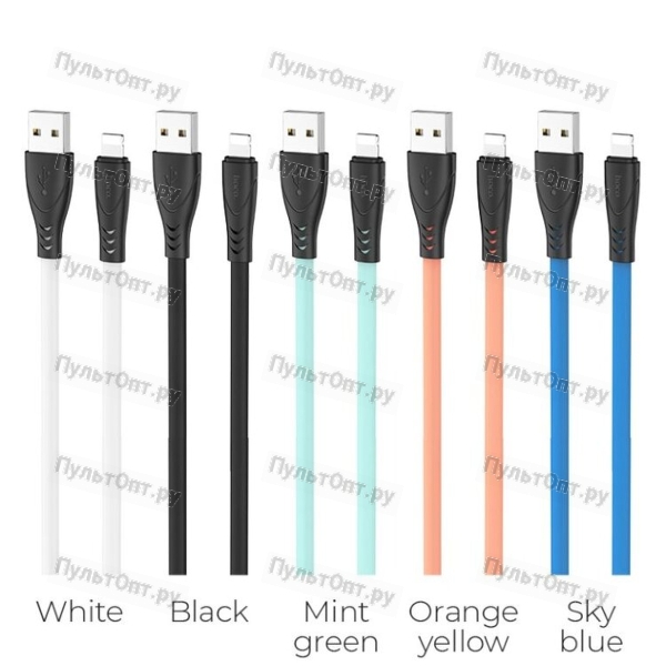 Кабель USB - Type-C Hoco X42 Soft Silicone (белый)