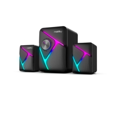 Акустическая система 2.1 Smartbuy S2, Bluetooth, 12Вт, LED-подсветка, черная (SBA-4500) (1/16)