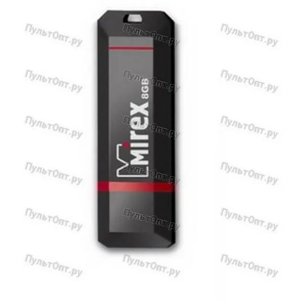 USB 8GB Mirex KNIGHT чёрный (ecopack)