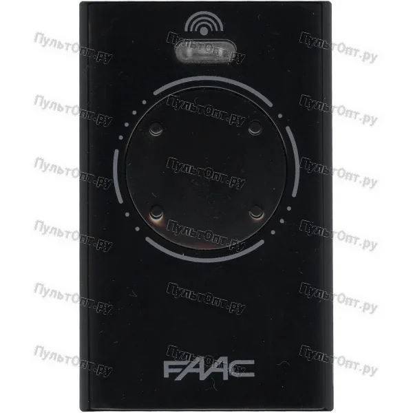 Пульт FAAC XT4 868 SLH LR черный 4-х канальный 868 МHz черный для шлагбаума и ворот