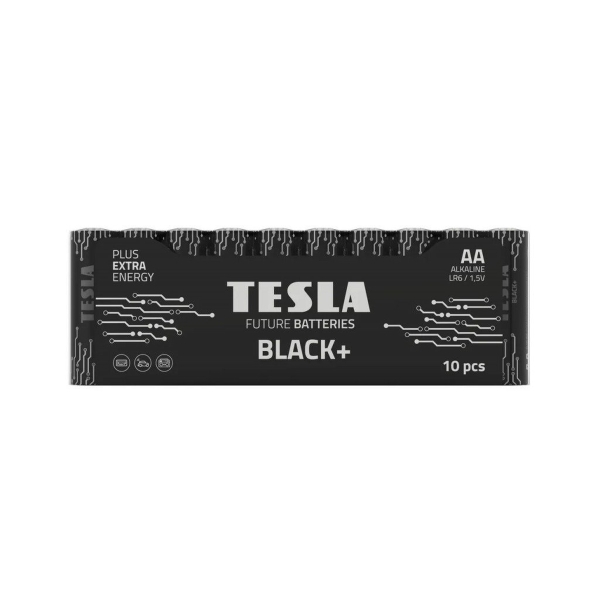 Элемент питания TESLA BATTERIES AA BLACK+ 10 MULTIPACK LR06/SHRINK 10 PCS (10/120/720/28800)