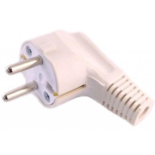 Вилка Евро с/з c хвостом ВЕЛЛКОНТ белая (16/432)