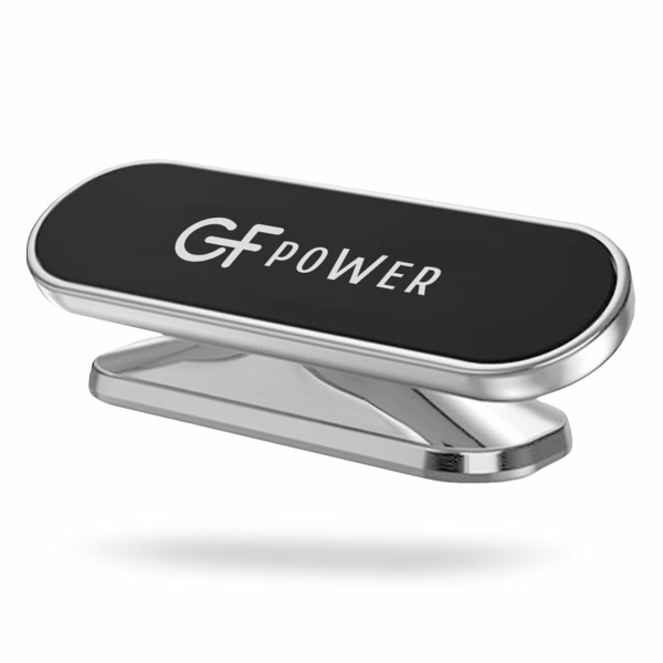 Держатель автомобильный GFPower CH-03 клеевая основа магнит серебряный (1/400)