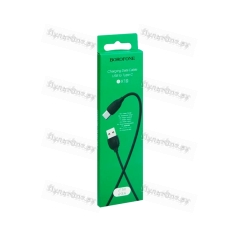 Кабель Borofone BX19 USB (m)-Type-C (m) 1м 3.0A ПВХ черный (1/648)