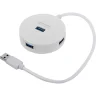 USB-Хаб Smartbuy 7314 4USB USB3.0 белый (1/100)