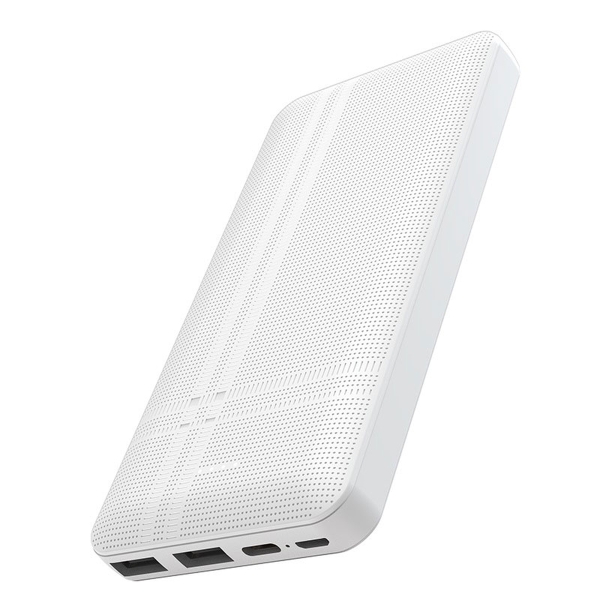 Внешний аккумулятор Hoco J48 10000mAh 2.0A 2USB/Type-C белый (1/38)