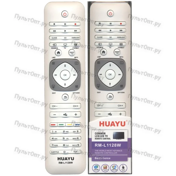 Универсальный пульт Huayu для Philips RM-L1128W