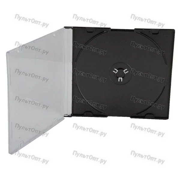 Футляр для 1CD 5 мм Slim (чёрный) (200)