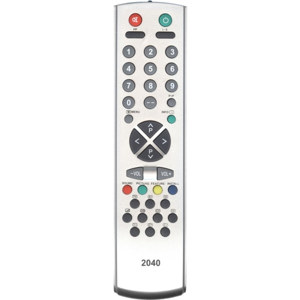 Пульт Huayu для Vestel RC-2040 (серебристый)