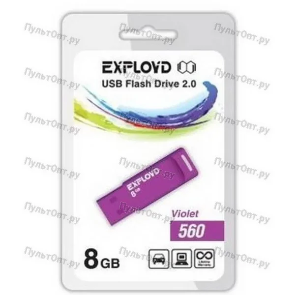 USB 8GB Exployd 560 фиолетовый