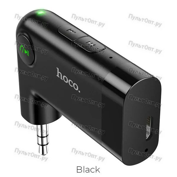 Аудио-ресивер Hoco E53 Dawn sound in-car AUX wireless receiver (черный)