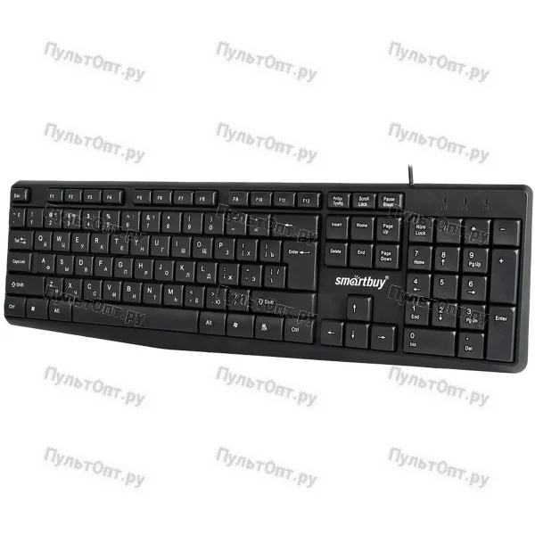 Клавиатура проводная мультимедийная Smartbuy ONE 220 USB черная (SBK-220U-K) (1/20)