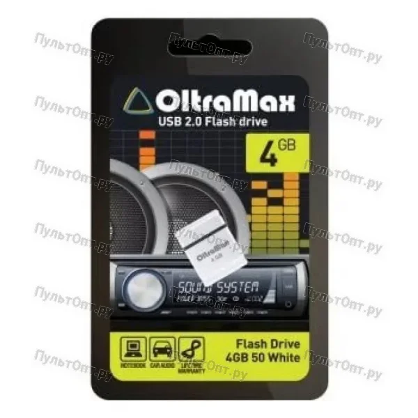 USB 4GB OltraMax 50 белый