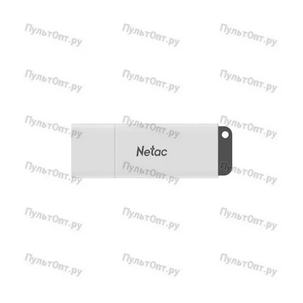 USB 3.0 32GB Netac U185 белый с LED индикатором