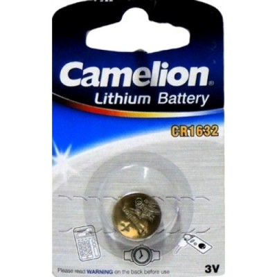 Батарейка Camelion CR1632 BL1 Lithium 3V (1/10/1800)